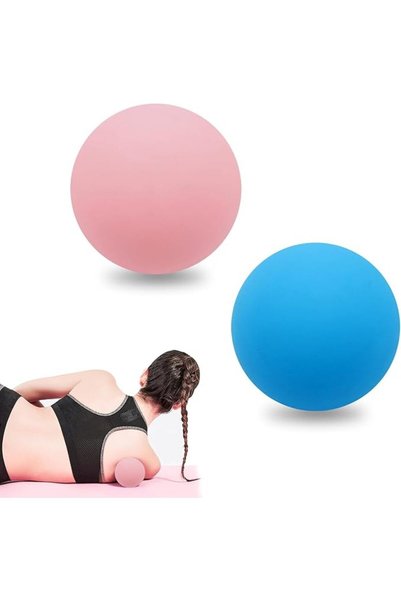 ALMEKAQUZ 2Pcs Massage Ball,Silicone Muscle Fitness Massage Ball,Suitable for...