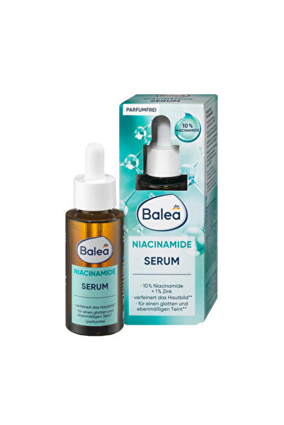 DM Balea Niacinamide Serum (%10 Niacinamide + %1 Zink/Çinko) cilt bakım serumu.