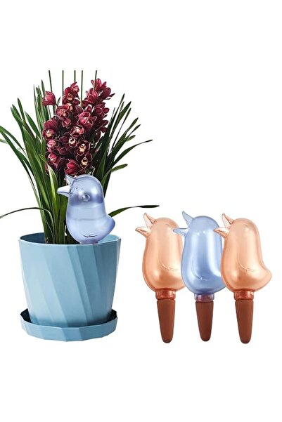 GENERAL 4 Pack Self Watering Spikes, Indoor Plant Watering Globes, Bird Shape...