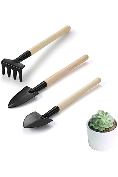 Boolygo [3pcs] Mini Gardening Tools, Portable Garden Hand Tools Set, Miniatur...