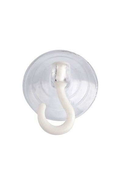 Sia Transparent Suction Cup Hanger 24 Pieces 4 cm
