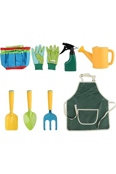 LOOGBH yongke 8PCS Kids Garden Tools Set Boys Girls Garden Play Toys Gardenin...