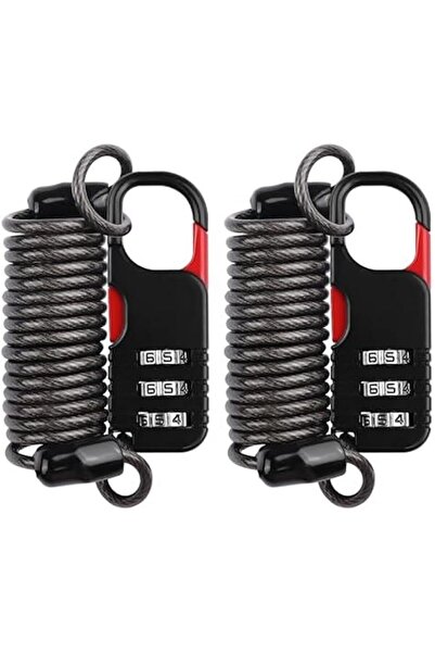 Yelajoy 2Pcs Black TSA Approved Luggage Lock, 3 Digit Combination Travel Lock...