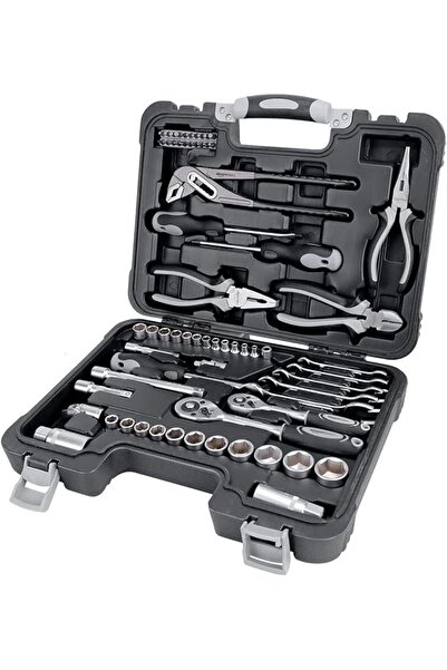 Amazon basics Household Tool Set, 65 Pieces, Black