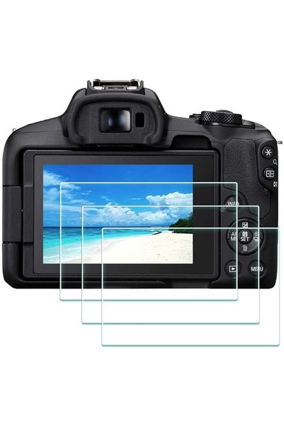 EXCEFORE واقي شاشة من الزجاج المقسى، واقي شاشة لكاميرا Canon EOS R6 R50 EOS R...