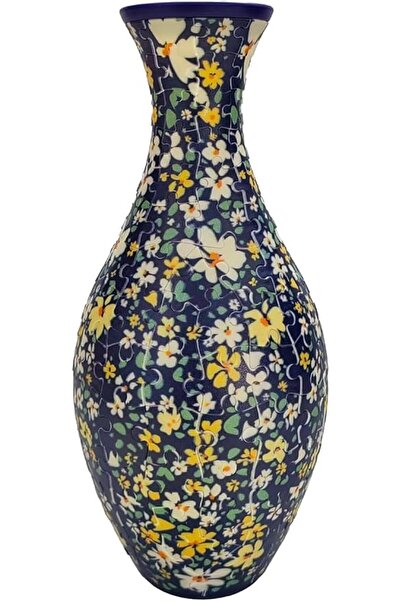 Generic Puzzle Vase with Floral Pattern, Unique Flower Vase for Adults Made b...