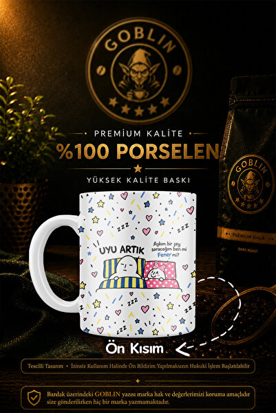 Goblin Porselen Aşkım Ben mi Baskılı Taraftar Kupa Bardak Mug hediyelik Sevgi...