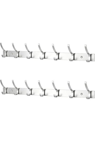 GENERAL Self Adhesive Coat Hooks Heavy Duty for Door Bathroom, No Drill Wall ...