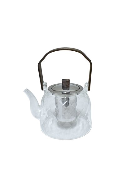 Generic Transparent Glass Teapot with Steel Infuser 1200ml FM202742