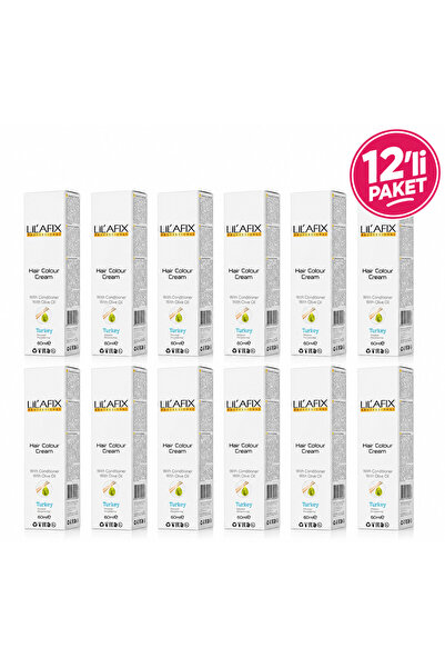 Lilafix 7/43 Yoğun Parlak Bakır Krem Tüp Boya 60 Ml. x 12 Adet