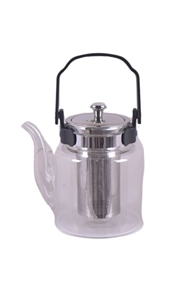 Generic Transparent glass teapot with strainer 1900ml