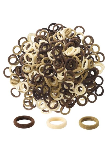 TERRIFI 200 Pcs Kids Hair Ties Cotton Elastic Bands for Girls and Toddlers, S...