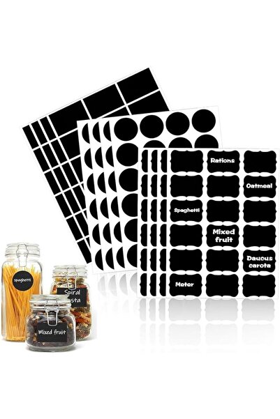 Aputue Chalkboard Label Stickers, 240Pcs Waterproof Reusable Labels for Jars ...