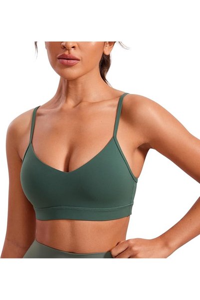 CRZ YOGA حمالات صدر رياضية من Butterluxe للنساء - حمالة صدر يوجا مبطنة بأشرطة...