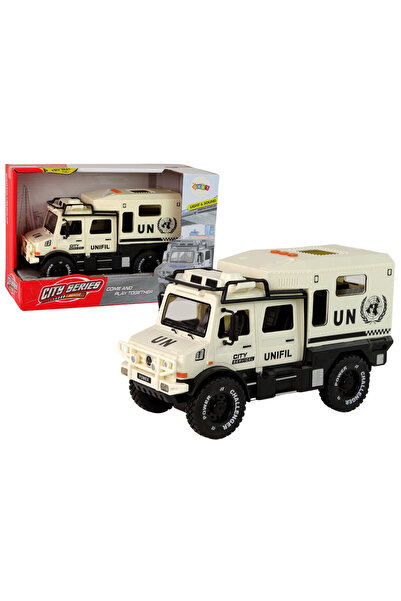 LEAN Vehicul off-road urban bej cu uși care se deschid, sunete și lumini