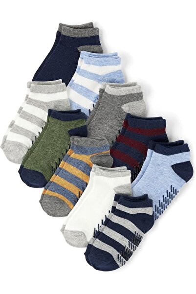 The Children's Place baby-boys Unisex Baby And Toddler Ankle Socks 10-Pack Ca...