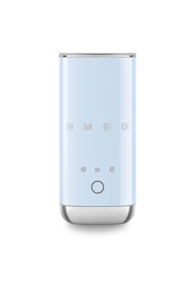 SMEG 50's Retro Style Mini Milk Frother, Pastel Blue