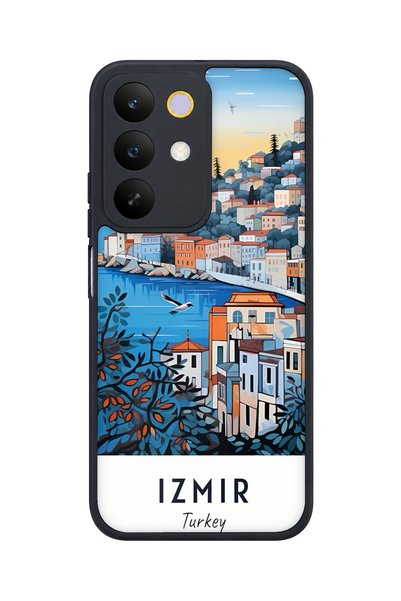 realme حافظة مقاومة للصدمات متوافقة مع C85 5G بنمط إزمير مع حماية للكاميرا