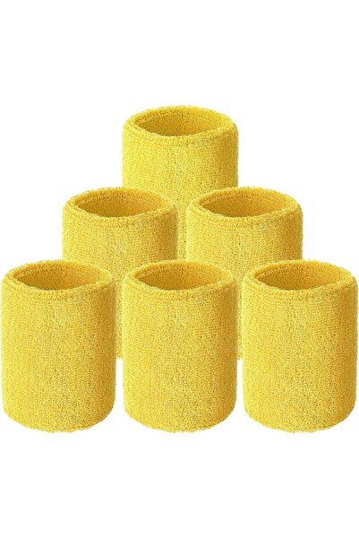 Yelajoy 6 Pack Wrist Sweatbands for Men and Women, Sports Wristbands, Tennis ...