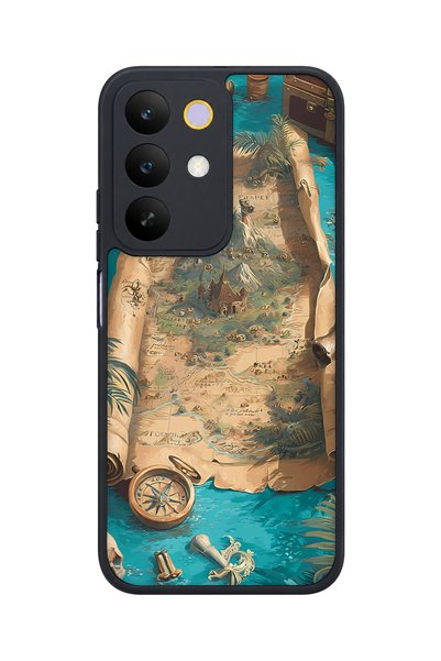 realme C85 5g Compatible Treasure Map Patterned Camera Protected Shockproof Case