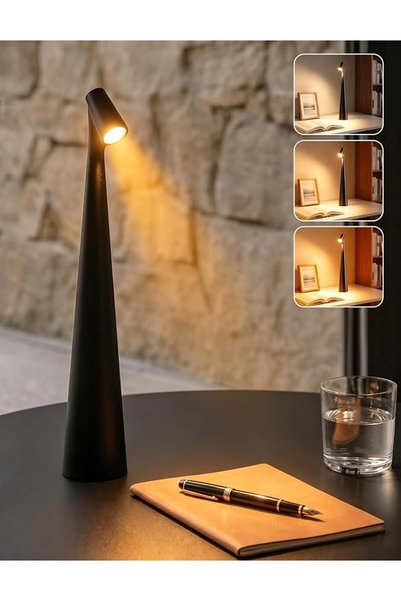 Xkimos مصباح طاولة LED محمول، مصباح طاولة LED من Xkimos بتحكم باللمس، 3 درجات...