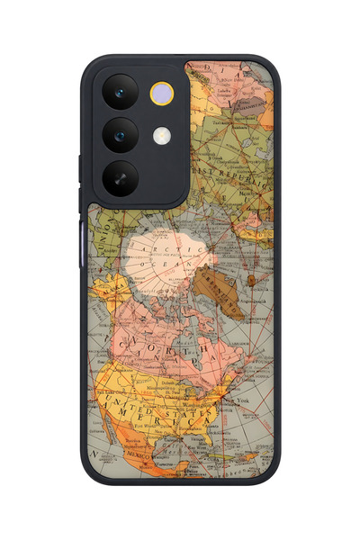 realme C85 5g Compatible Atlas Patterned Camera Protected Shockproof Case