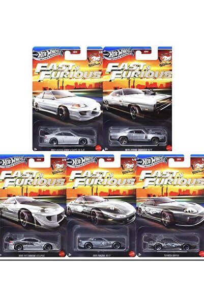 HOT WHEELS Siver Series Fast&Furious 5'li Set HNR88 - 979Q
