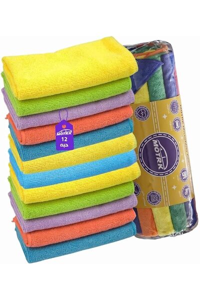MOTRK microfiber cleaning cloth, Non-Abrasive, Reusable and Washable, Pack of...