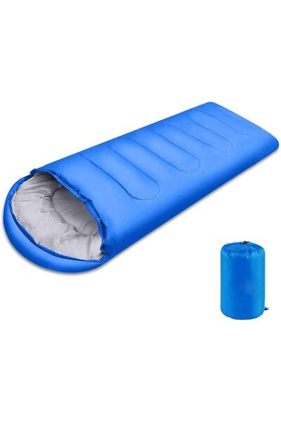 Generic Portable 3 Season Warm Sleeping Bag - Lightweight Cotton Hollow Fille...