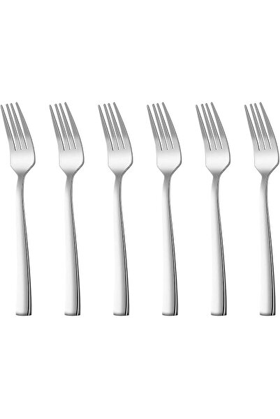 ToolHouse Stainless Steel Dessert Forks Set of 6 - Salad Forks for Pastry, Fr...
