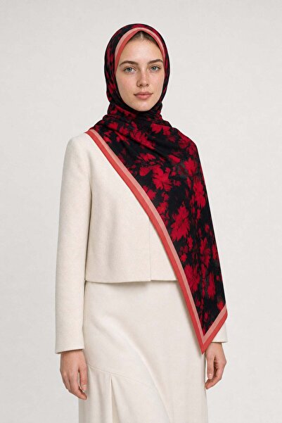 Mooncorn Velvet Pattern Hebei Silk Shawl