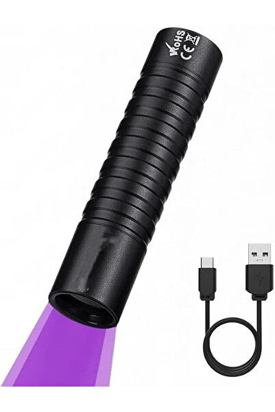 NALACAL SV99 365nm UV Flashlight, Small 3W Mini Black Light, USB-C Rechargeab...