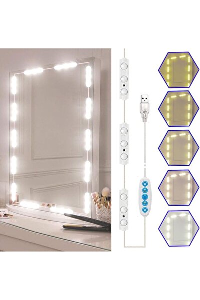 GENERAL selfila Led Vanity Mirror Lights Kit, 5 Color Hollywood Style Vanity ...