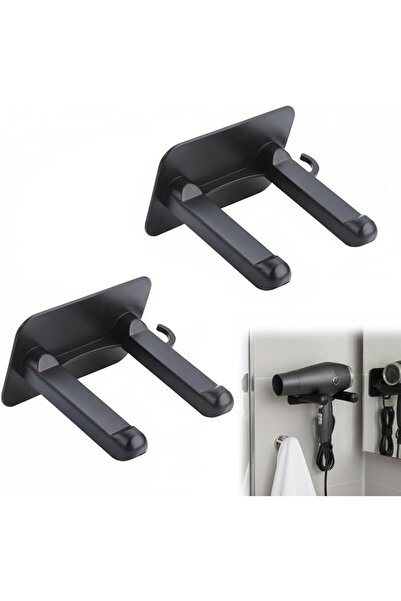KASTWAVE Universal Hair Dryer Holder, Blow Dryer Hanger Wall Mount, Self Adhe...