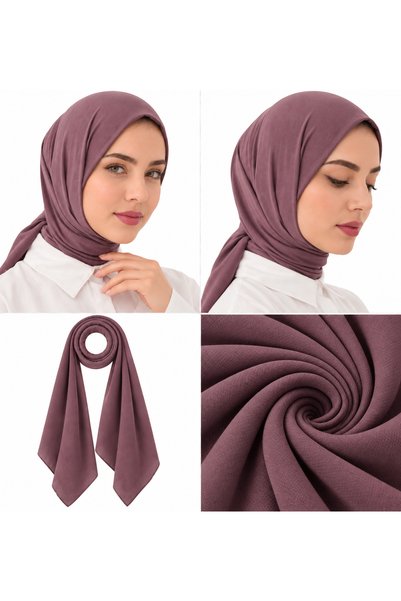 Dimoi Kids وشاح نسائي مسطح للحجاب، للاستخدام اليومي، بسيط وأنيق ومريح