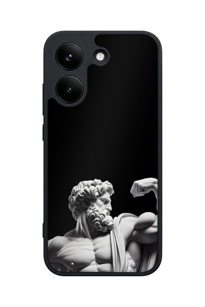 POCO X8 Pro Compatible Greek Statue Patterned Camera Protected Shockproof Case
