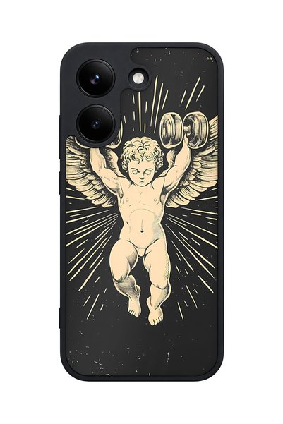 POCO X8 Pro Compatible Angel Patterned Camera Protected Shockproof Case