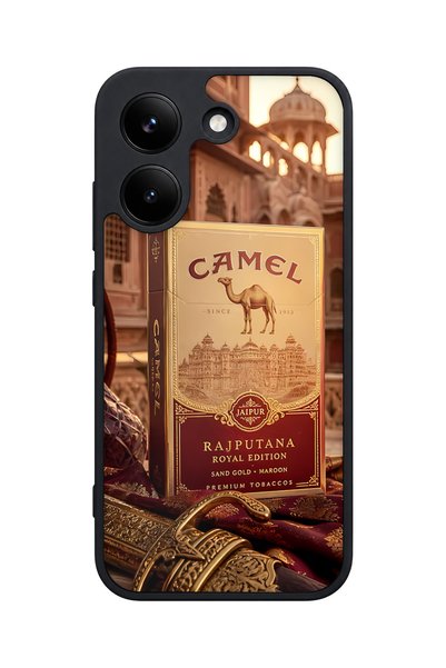 POCO X8 Pro Compatible Camel Patterned Camera Protected Shockproof Case