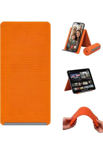 ELEPHANTBOAT ®   حامل هاتف وجهاز لوحي متعدد الوظائف قابل للطي، حامل مكتبي قاب...