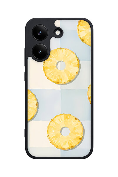 POCO X8 Pro Compatible Pineapple Patterned Camera Protected Shockproof Case