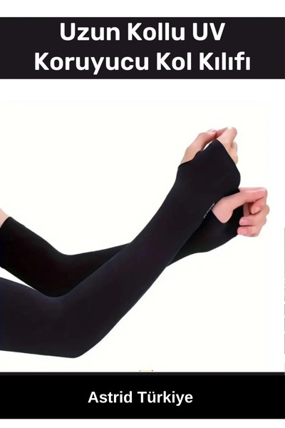 Özel Seri Uzun Esnek Ter Emici Spor Outdoor Bisiklet Koşu Tesettür Kollu UV Koruyucu Kol Kılıfı