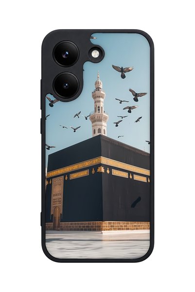 POCO X8 Pro Compatible Kaaba Patterned Camera Protected Shockproof Case