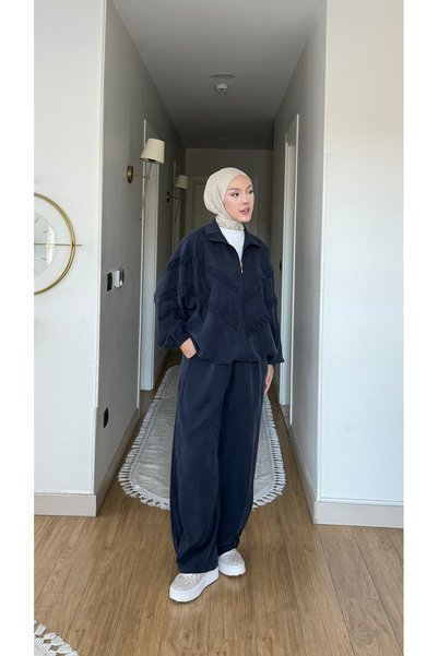 NİLNUR MODA Yeni Sezon Kadın Diogenel Tasarım Pantolonlu Takım