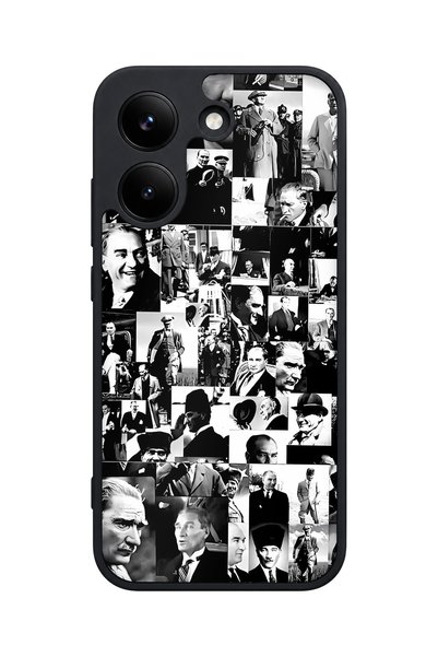 POCO X8 Pro Compatible Date Patterned Camera Protected Shockproof Case