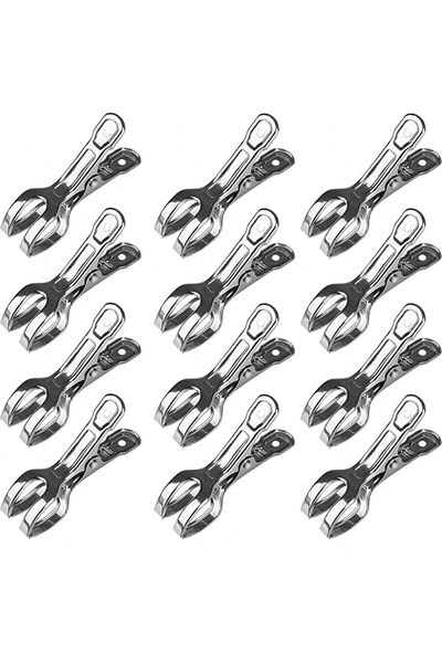 MAKINGTEC Clothes Pegs, Large Pegs Stainless Steel Windproof Clothes Hanging ...