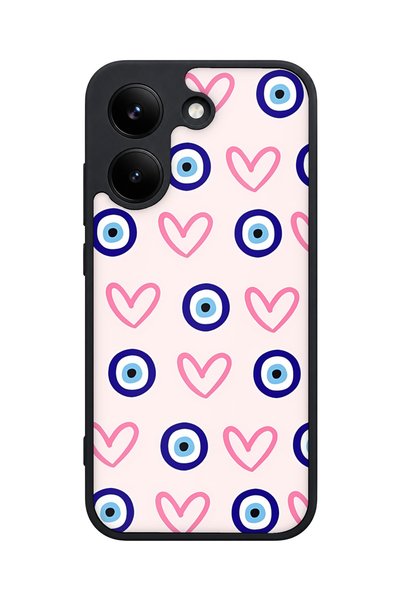 POCO X8 Pro Compatible Evil Eye Patterned Camera Protected Shockproof Case