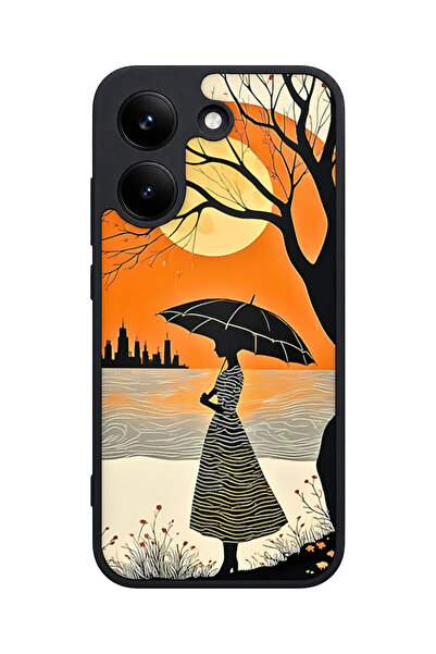 POCO X8 Pro Compatible Umbrella Patterned Camera Protected Shockproof Case