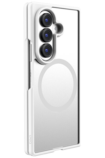 UNIQ Better By Design Galaxy Z Fold 8 Ultra Kılıf Parmak İzi ve Leke Tutmaz Veren Serisi Buzlu Transparan Magsafe Kapak