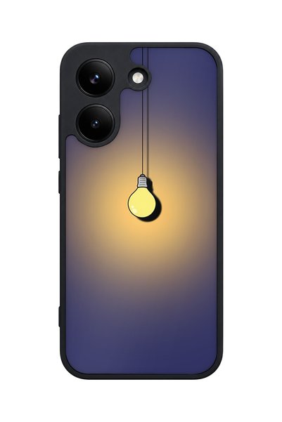 POCO X8 Pro Compatible Bulb Patterned Camera Protected Shockproof Case