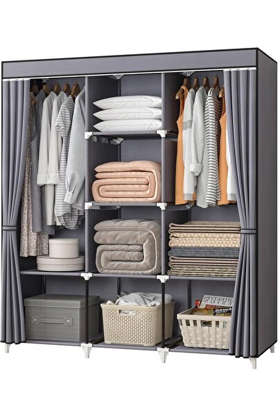 GENERAL Portable Closet, Bedroom Wardrobe Closet for Hanging Clothes